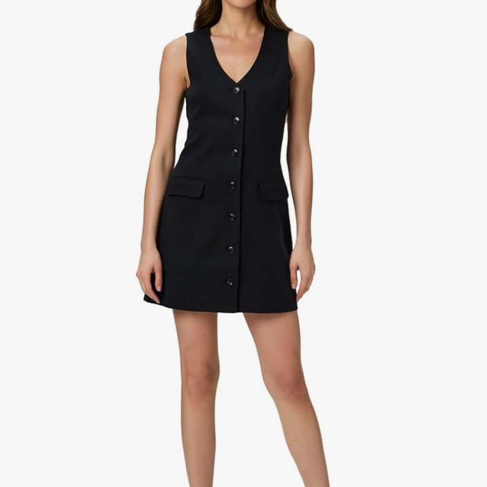 PAIGE Wells V Neck Mini Dress